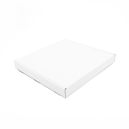 White Square Gift Box of Very Small Height