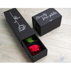 Box for Stabilized Roses with an Insert