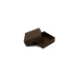 2-PC Small Square Dark Brown Gift Box