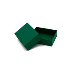 Dark Green Color 2-PC Small Rectangle Gift Box from Cardboard