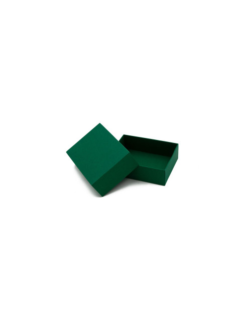 Smaragdinvärinen 2-osainen pieni suorakulmio lahjapakkaus pahvista