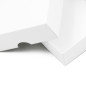 2-PC Small Square Gift Box from White Cardboard