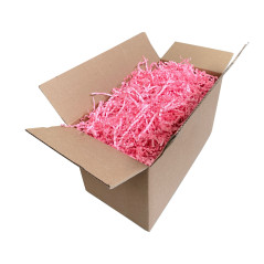 Rigid Pink Shredded Paper - 4 mm, 1 kg