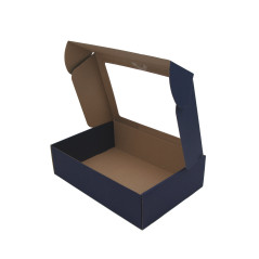 Navy Blue A4 Size Gift Box With Window