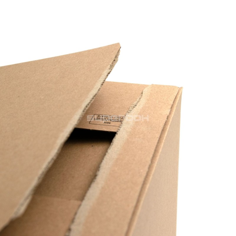 E-commerce Box With Tear-off Adhesive Tape