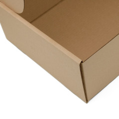 Large Sturdy Natural Brown Shipping Box for Size M Post Terminal