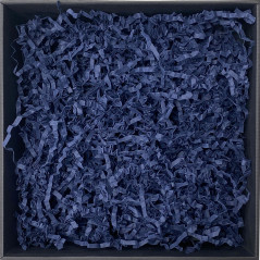 Rigid Dark Blue Shredded Paper - 4 mm, 1 kg