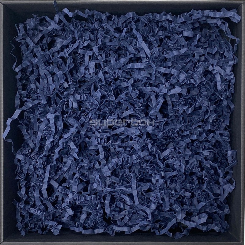 Rigid Dark Blue Shredded Paper - 4 mm, 1 kg