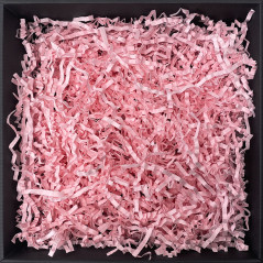 Rigid Light Pink Shredded Paper - 4 mm, 1 kg