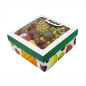 Large Fruit Box with Transparent Window and Colorful Print Design