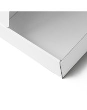Elegant White Small Gift Box, 6 cm Height
