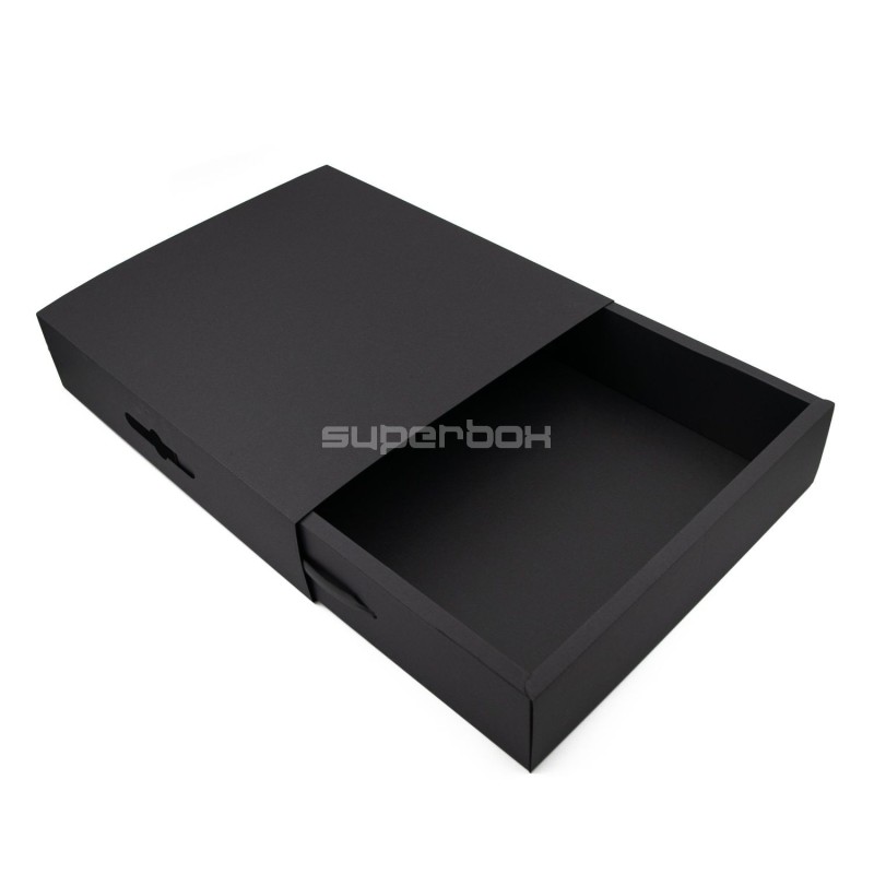 Black Large Match Box with Plastic Handle