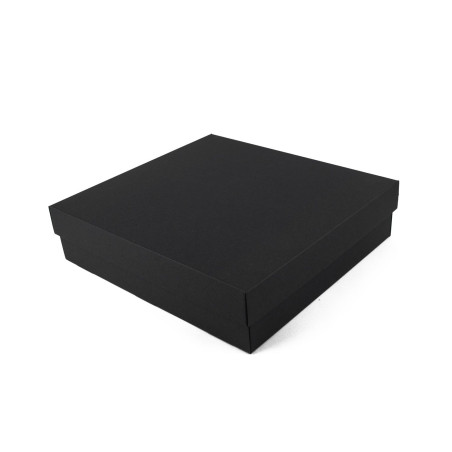 Large Black Square Gift Box of Height 10 cm