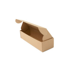 Box from Single Wall Corrugated E-flute Folded