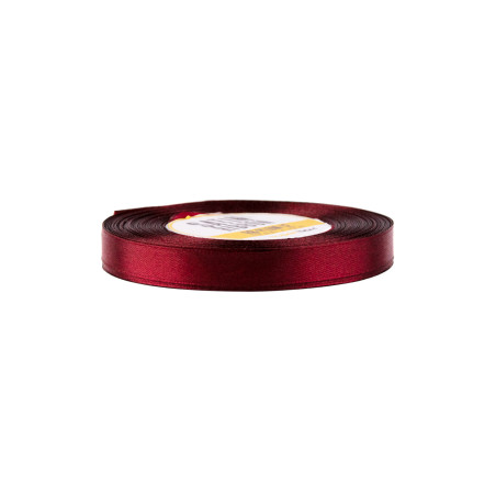 Plum-Colored Satin Ribbon | 12 mm Wide, 32 m Long | Superbox