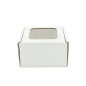 White Mini Cube Box with Clear Window