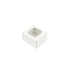 Mini Cube Box with Clear Window Closed