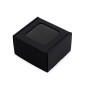 Black Mini Cube Box with Clear Window