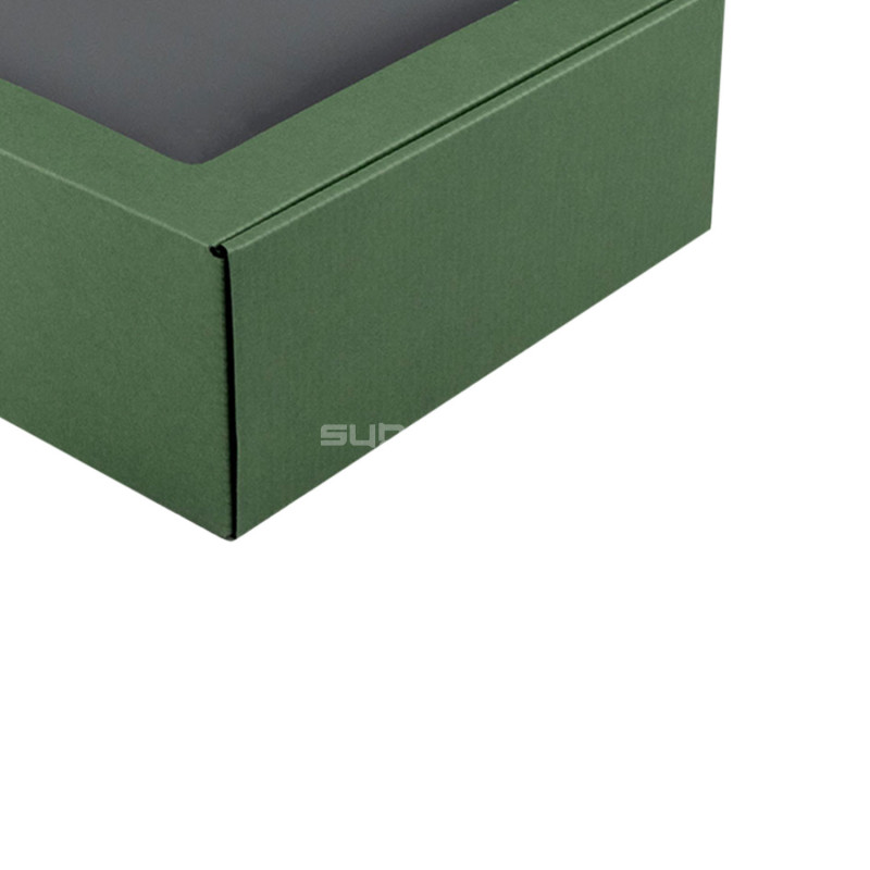 Green A4 Format Box with Window