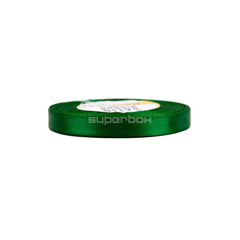 Slim Dark Green Satin Ribbon