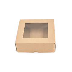 Gift Box with Clear Window for Tea Folded