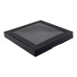 Small Height Black Square Gift Box with Window