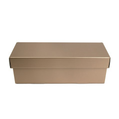 Flip Lid Horizontal Muted Gold Gift Box | 335x115x115 mm | Superbox