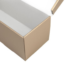 Flip Lid Horizontal Muted Gold Gift Box | 335x115x115 mm | Superbox