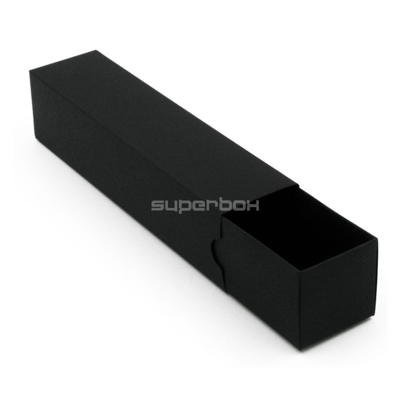 Black Small Oblong Slide Box