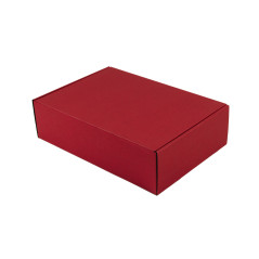 Kirkas punainen A4-kokoinen lahjalaatikko | 305x215x85 mm | Superbox