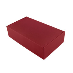 Red Gift Box for Bottle | 340x195x85 mm | Superbox