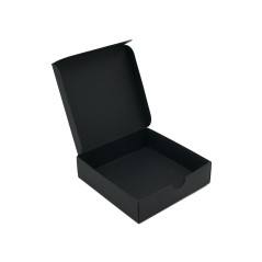 Small Square Gift Box from Black Decorative Cardboard