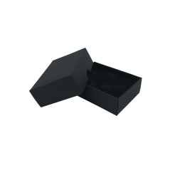 2-PC Small Rectangle Gift Box from Black Cardboard