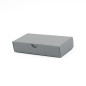 Elongated Gift Box from Gray Decorative Cardboard