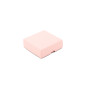 Peach Color Two Piece Small Square Cardboard Gift Box