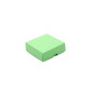 Two Piece Small Square Emerald Cardboard Gift Box