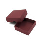 Burgundy 2-PC Small Square Gift Box from Cardboard