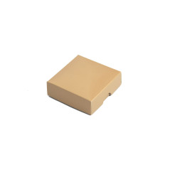 Small Square Sand Colored Cardboard Box | 65x65x20 mm | Superbox