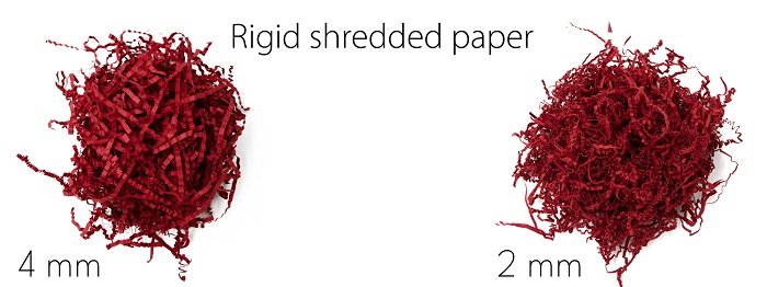 Comparison of 4 mm and 2 mm rigid shavings