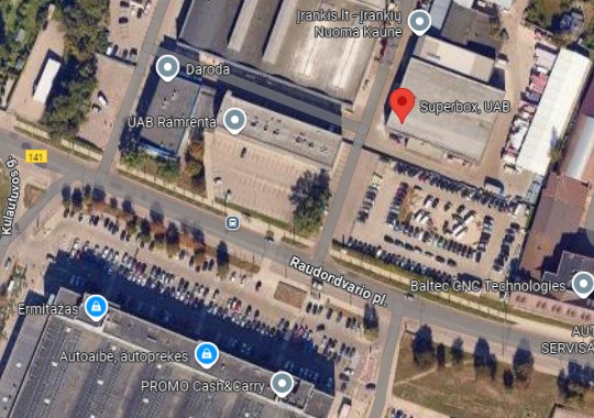 Superbox location on the map