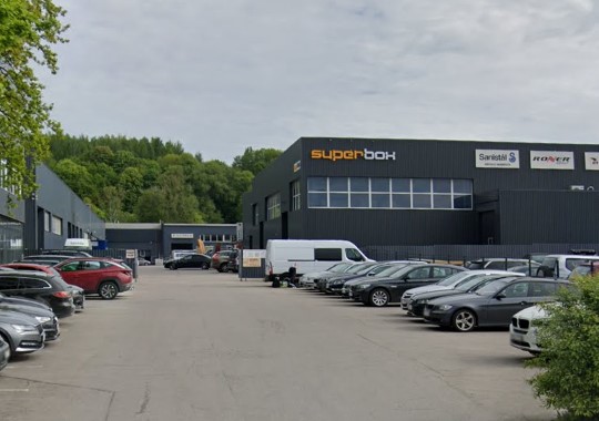 Superbox building from Street View