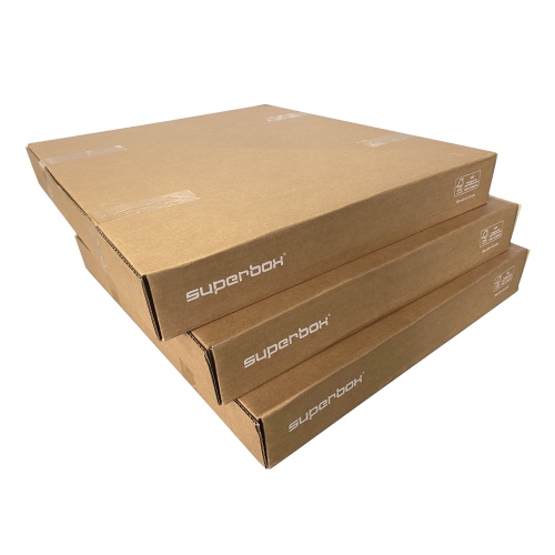 SUPERBOX packs shipments in recyclable cardboard boxes made from responsibly grown forests – a sustainable, safe, and eco-friendly alternative to plastic.